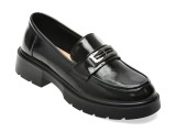 Mocasini GRYXX negri, 6310, din piele naturala lacuita