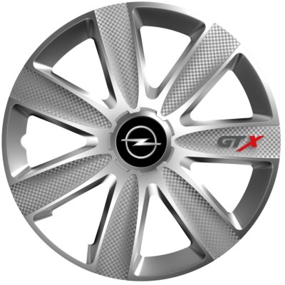 Set 4 Capace Roti GTX Gri R14, Pentru Opel foto