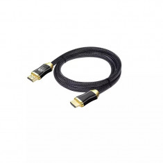 Cablu HDMI 2.1 8K, 3m, Izoxis Auriu foto