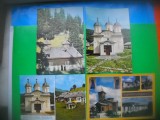 HOPCT LOT 3256 - 4 CARTI POSTALE -MANASTIRI IN...-JUD PRAHOVA-CIRCULATE, Circulata, Printata