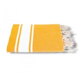 Prosop Plajă | Fouta |Tunis Orange Cu Dungi Albe 200 x 100 cm