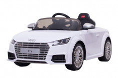 Masinuta electrica pentru copii Audi TTS 2x 30W 12V Premium #Alb foto