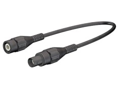Cablu de măsurare ST&Auml;UBLI BNC mufă - BNC soclu, 2m, 50&Omega;, negru