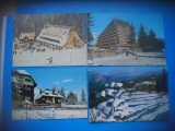 HOPCT LOT 3476 -4 CARTI POSTALE--IARNA LA PREDEAL-JUD BRASOV-CIRCULATE, Circulata, Printata