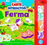 Ferma. Carte interactiva cu piese puzzle - Flamingo Junior