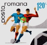 Cumpara ieftin RO 1970 ,LP 729a,&quot;C.M. Fotbal &quot;,tip VII,cu EROARE necatalogata ,MNH, Nestampilat