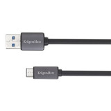 Cablu de date/incarcare Kruger&amp;amp;Matz, USB - Type C, 5Gbps, 0.5 m, Kruger&amp;Matz