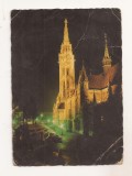 FA156 - Carte Postala - UNGARIA - Budapesta. Matyas-templom, circulata 1975