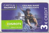 Bnk card Romania - Cosmote 3 euro - 23/12/2010 - RO-COS-REF-0007-101223A