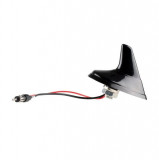 Antena auto reala Rechin, AM/FM, diam gaura fixare 15mm, culoare negru,, Automax