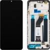 Display cu Touchscreen MP compatibil cu Xiaomi Redmi 13C / 13C 5G / 13R / Poco C65 / M6, cu Rama, Negru