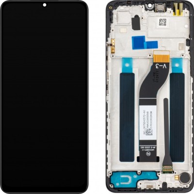 Display cu Touchscreen MP compatibil cu Xiaomi Redmi 13C / 13C 5G / 13R / Poco C65 / M6, cu Rama, Negru foto