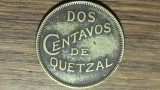 Guatemala - moneda colectie foarte cautata - 2 centavos de quetzal 1932 - an unic de batere - design deosebit