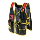 Vesta cu buzunare pentru unelte,reglabila, neagra 79R255