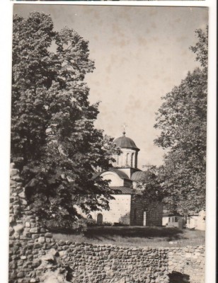 CPI B13671 CARTE POSTALA - CURTEA DE ARGES - BISERICA DOMNEASCA SI RUINELE, RPR foto