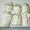 SET 3 FIGURINE CERAMICA LUCRATE MANUAL PEMBROKESHIRE-WILLIAMSTOW CERAMICS