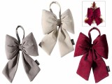 Set 3 fundite brad Craciun textil multicolor cm 11 x 4 x 18 H
