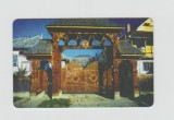 bnk card Cartele telefonice - Romania Romtelecom 2002 Traditional Gates 1 - Col:RO-ROM-0162