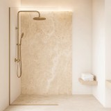 Set 4 panouri perete pentru dus Bladel 120 x 60 cm Beige Stone