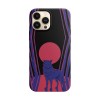 Husa compatibila cu Apple iPhone 14 Plus model Red moon wolf, Silicon, TPU, Viceversa, Transparent, Carcasa