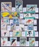 Lot filatelic Sport / Patinaj viteză - Timbre Diverse - A991, Stampilat