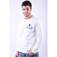 Bluza Bumbac Rdd Crew Neck Cloud Dancer foto