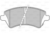 VALEO 301679 FIRST set placute frana,frana disc