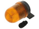Semnalizator luminos portocalie WERMA, 12-230V, IP65, lumină continuă