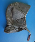 Casca Parasutist sau Pilot Aviator din piele imblanita