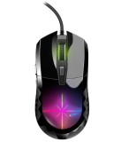 MOUSE Genius, &quot;Scorpion M715&quot;, gaming, cu fir, USB, optic, 7200 dpi, butoane/scroll 6/1, , negru, &quot;31040007400&quot; (timbru verde 0.18 lei)