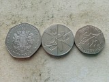 SET COMEMORATIV GIBRALTAR- 10 ; 20 ; 50 PENCE (2017/19), Europa