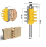 Cumpara ieftin Freza lemn imbinare cu dinti prindere de 8 mm