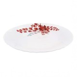 Set 6 Farfurii Intinse Desert Opal Alb Model Crimson 19cm DNC58201