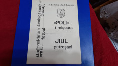 program Poli Timisoara - Jiul foto