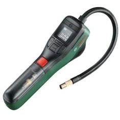 Pompa pneumatica Bosch EasyPump 0603947000, 3.6 V, 3 Ah, 10 bar/150 psi presiune maxima, 1030 kPa putere maxima, 10 l/min volum, supapa, ac pentru min
