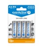 4x baterii reincarcabile everActive Silver Line R6/AA Ni-MH 2000 mAh-Conținutul pachetului 1x Blister