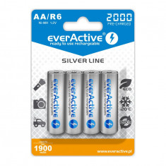 everActive Ni-MH R6 AA 2000 mAh Silver Line-Conținutul pachetului 1x Blister