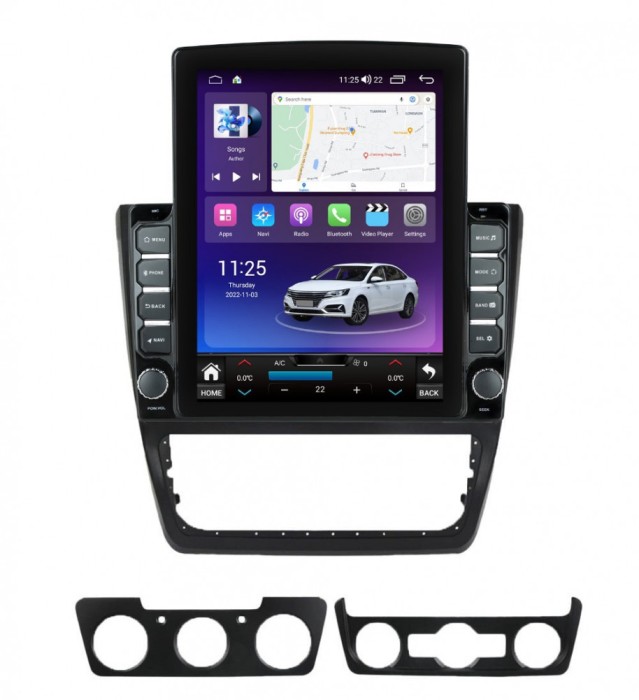 Navigatie dedicata cu Android Skoda Yeti 2009 - 2018, 8GB RAM, Radio GPS Dual