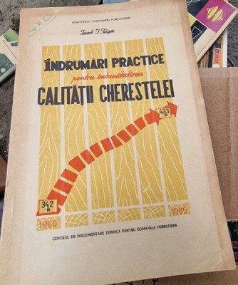 Iacob I. Iager - Indrumari Practice pentru imbunatatirea calitatii cherestelei foto