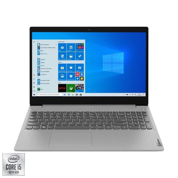 Lenovo IdeaPad 3 15.6&quot; FHD, i3-1005G1, 8 GB RAM, 256 GB SSD, Windows 10 Home S, Gri