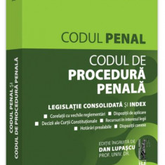 Codul penal și Codul de procedură penală: septembrie 2023 - Paperback brosat - Dan Lupaşcu - Universul Juridic