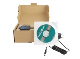 Server serial Moxa NPort 5110 RS-232 DB9 Ethernet 100Mb PSU Nou