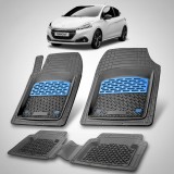 Cumpara ieftin Covorase Auto Tip Tavita Compatibile Peugeot 208 (3 usi,2015-2019) Blue
