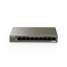 SWITCH TENDA unmanaged, 9 porturi RJ-45 10/100 dintre care 8 au PoE putere totala 58W, metalic &amp;quot;TEF1109P-8-63W&amp;quot; (timbru verde 2 lei) foto