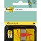Index &quot;Semneaza aici&quot; Post-it 25,4 mm x 43.2 mm 50 file in dispenser Index Post-It 3M plastic &quot;Semneaza aici&quot;