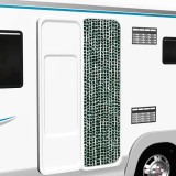 vidaXL Perdea pentru insecte, verde și alb, 56 x 185 cm, chenille 325445