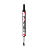 Marker de sprancene si gel de fixare 2 in 1 262 Black Brown Build a Brow, 1.4g, Maybelline