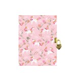 Unicorn Blooms Locking Journal (Diary with Lock)