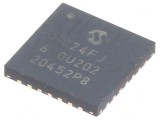 Microcontroler PIC24 64kB 2-3.6V SMD QFN28 8kB SRAM