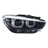 Far Bmw Seria 1 (F20), 05.2015-06.2019, montare fata, dreapta, LED; electric; negru; LED; cu lumina viraje, HELLA